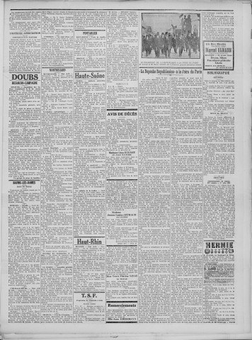 05/06/1933 - La Dépêche républicaine de Franche-Comté [Texte imprimé]