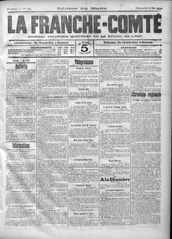 06/05/1894 - La Franche-Comté : journal politique de la région de l'Est