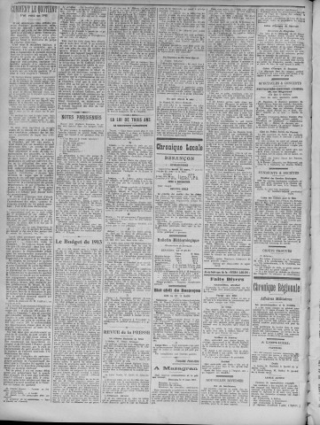 18/03/1913 - La Dépêche républicaine de Franche-Comté [Texte imprimé]
