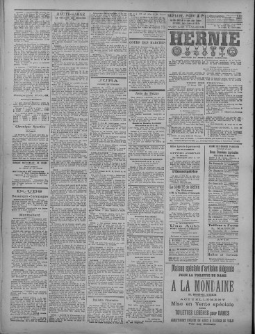 19/05/1920 - La Dépêche républicaine de Franche-Comté [Texte imprimé]