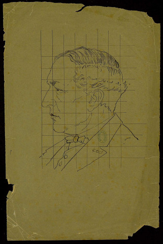 Auguste Castan. Buste, de profil gauche , [S.l.] : [s.n.], [1800-1899]