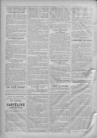 23/11/1888 - La Franche-Comté : journal politique de la région de l'Est