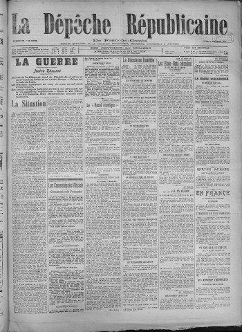 05/11/1917 - La Dépêche républicaine de Franche-Comté [Texte imprimé]