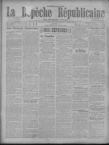 26/11/1920 - La Dépêche républicaine de Franche-Comté [Texte imprimé]