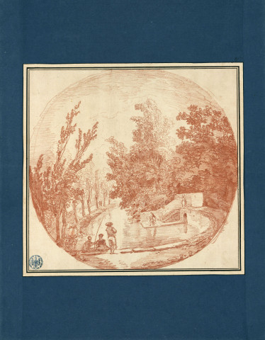 37 - Vue d'un miroir d'eau , [France], [vers 1765]