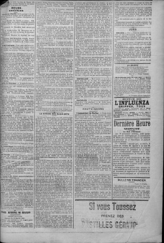 13/02/1890 - La Franche-Comté : journal politique de la région de l'Est