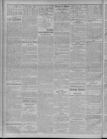 11/02/1909 - La Dépêche républicaine de Franche-Comté [Texte imprimé]