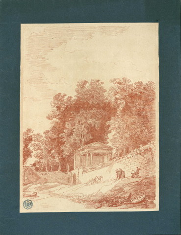 33 - Un temple dans les jardins d'une villa , [France : Paris], [vers 1789]