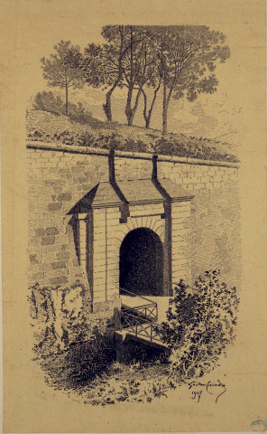Première enceinte d'Arènes