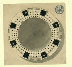 Projet d'une cathédrale à coupole. Plan / Pierre-Adrien Pâris , [S.l.] : [P.-A. Pâris], [1700-1800]