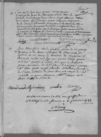 Registre d'établissements militaires : La Citadelle
baptêmes (naissances), mariages sépultures (décès) (20 mars 1784 - 5 octobre 1791)