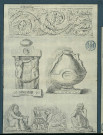 Divers motifs décoratifs et vase , [S.l.] : [s.n.], [1700-1800]