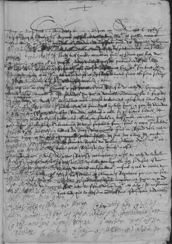 Ms Granvelle 77 - « Lettres de Joachim Hopperus, apostillées de la main du roi Philippe second... Tome II. » (2 mai 1572-17 octobre 1572)