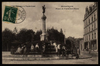 Besançon - Besançon - Place et Fontaine Flore. [image fixe] , Besançon : Edit. L. Gaillard-Prêtre, Besançon, 1910/1912