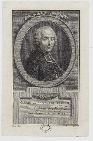 Gabriel François Coyer, des Académies de Nancy, de Rome et de Londres [image fixe] / Ph. Triere, Sculp. ; Colson, Pinx. , 1782