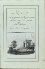 Ms Baverel 17 - Recueil d'inscriptions antiques pour servir de preuves à l'histoire de la Séquanie, par l'abbé J.-P. Baverel