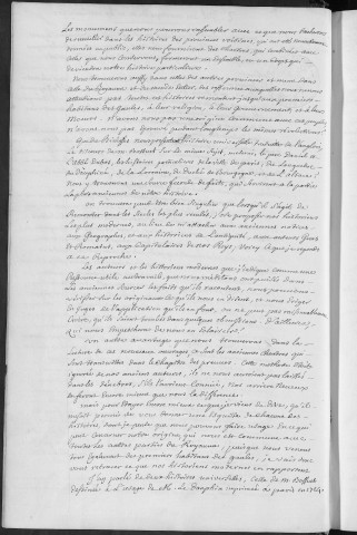 Ms Académie 6 - Ouvrages des membres de l'Académie de Besançon. Deuxième volume. (21 avril 1754-17 novembre 1762)