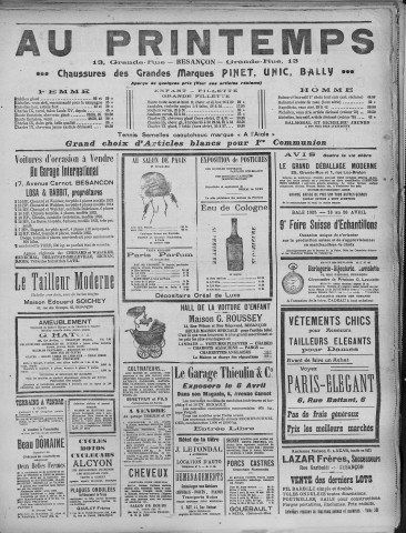 05/04/1925 - La Dépêche républicaine de Franche-Comté [Texte imprimé]