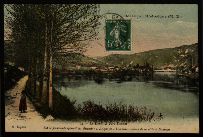 Besançon - Le Doubs à Port-Douvot. [image fixe] , 1904/1913