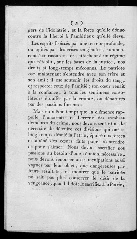 Discours prononcé par J. B. Couchery, agent national près la commune de Besançon