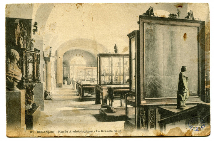 Besançon - Besançon - Musée Archéologique - La Grande Salle. [image fixe] ,1904/1930