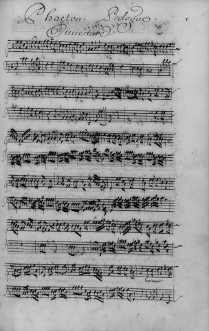 Phaéton tragédie mise en musique par monsieur de Lully [Musique manuscrite]