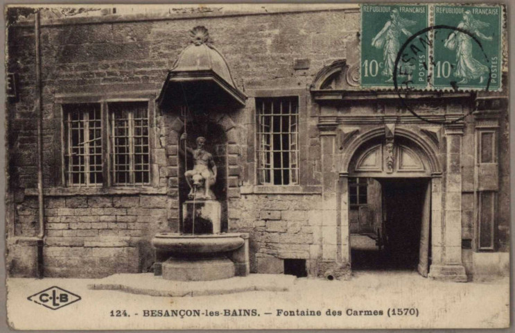 Fontaine des Carmes.