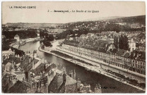 Besançon. Le Doubs et les Quais [image fixe] , Paris : B. F., 1904/1928