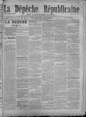 19/06/1917 - La Dépêche républicaine de Franche-Comté [Texte imprimé]