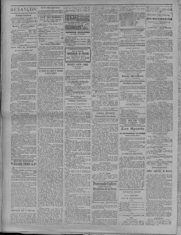 10/09/1922 - La Dépêche républicaine de Franche-Comté [Texte imprimé]