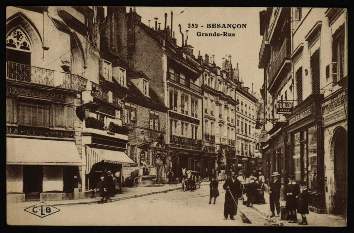 Besançon-les-Bains. - Grande-Rue [image fixe] , Besançon : Etablissements C. Lardier, 1914-1960