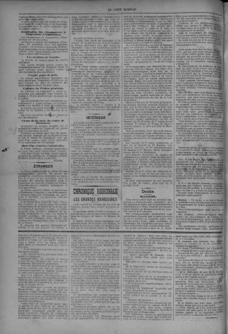 15/09/1883 - Le petit comtois [Texte imprimé] : journal républicain démocratique quotidien