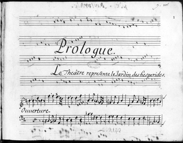 Issé. Pastorale / musique d'André Cardinal Destouches ; livret d'Antoine Houdar de La Motte