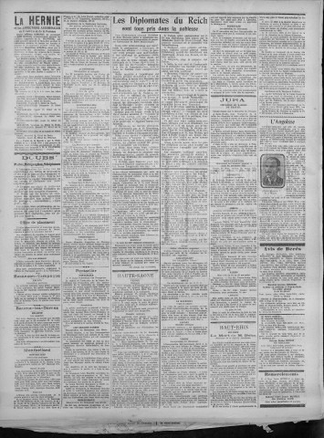 05/12/1921 - La Dépêche républicaine de Franche-Comté [Texte imprimé]
