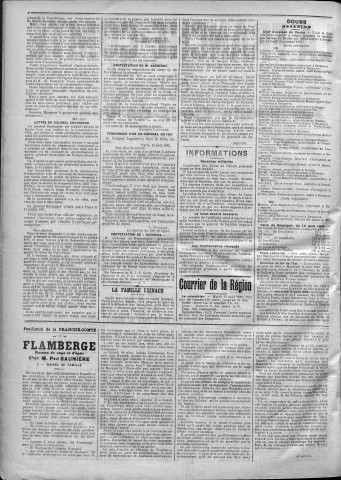 13/08/1889 - La Franche-Comté : journal politique de la région de l'Est