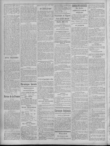 26/10/1910 - La Dépêche républicaine de Franche-Comté [Texte imprimé]