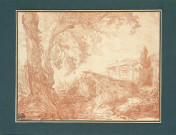 36 - Vue de la villa Strozzi , [Rome], 1761