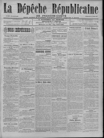 31/03/1907 - La Dépêche républicaine de Franche-Comté [Texte imprimé]