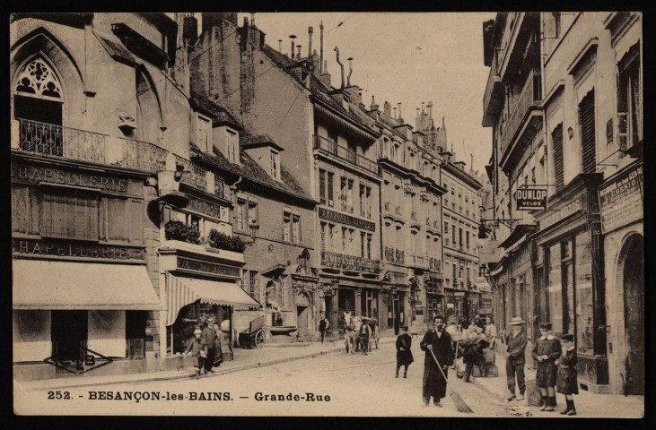 Besançon-les-Bains. - Grande-Rue [image fixe] , Besançon : Etablissements C. Lardier, 1914-1960