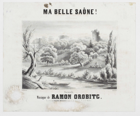 Vue de Richecourt [estampe] : Haute-Saône / Loeilliot fecit, lith. Guillet. , [S.L.] : [s.n.], [1800-1890]