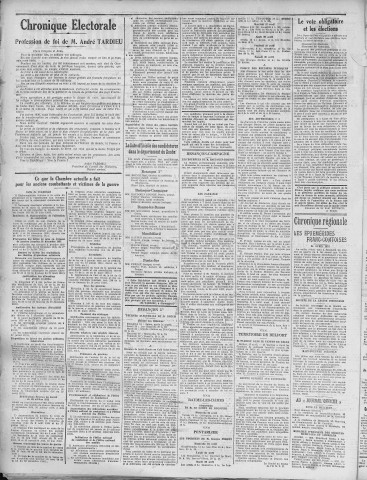 24/04/1932 - La Dépêche républicaine de Franche-Comté [Texte imprimé]