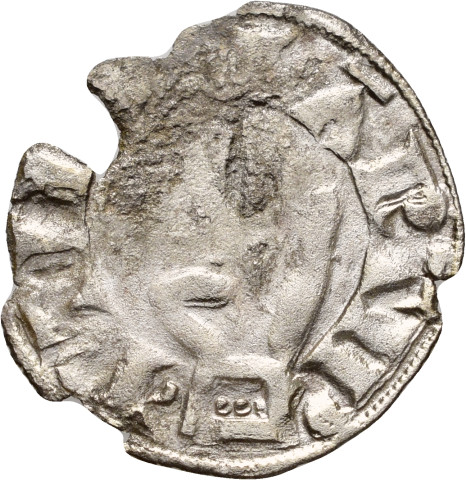 874.1.89.2 - pièce de monnaie ; fragment (2) ; denier estevenant