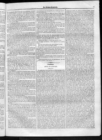 16/04/1845 - Le Franc-comtois - Journal de Besançon et des trois départements