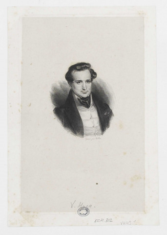 V. Hugo [image fixe] / Pollet , Paris : publié par Blaisot, 1830/1840