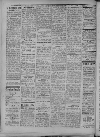 25/08/1917 - La Dépêche républicaine de Franche-Comté [Texte imprimé]