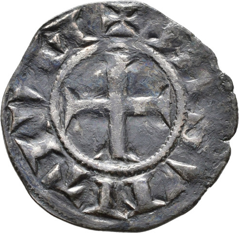 874.1.67 - pièce de monnaie ; denier estevenant