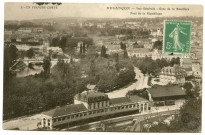 Besançon - Vue générale - Gare de la Mouillère Pont de la République [image fixe] , Besancon : Nouvelles Galeries, 1904/1915