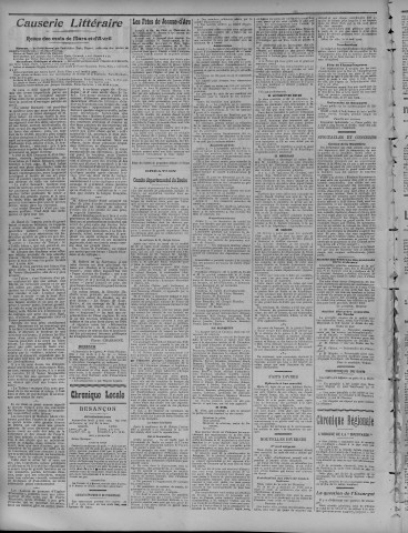 03/05/1909 - La Dépêche républicaine de Franche-Comté [Texte imprimé]