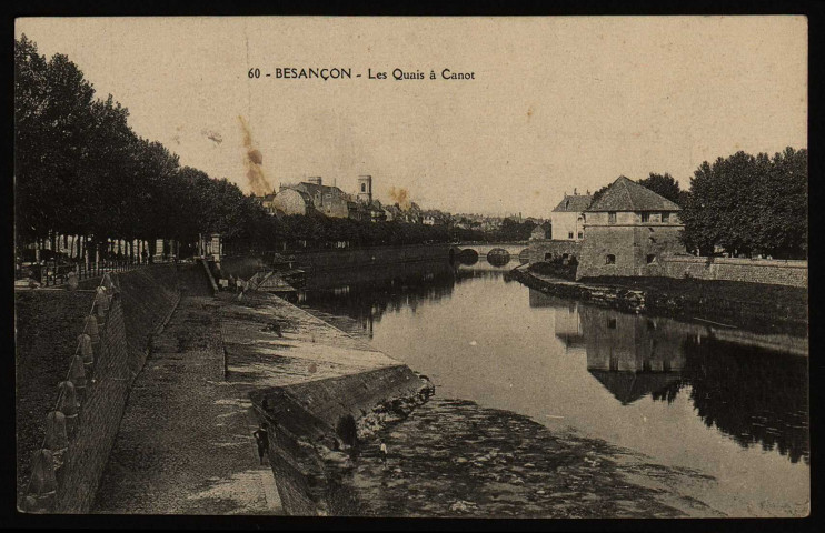 Besançon. Les Quais à Canot [image fixe] , 1904/1914