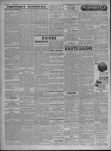 10/08/1936 - Le petit comtois [Texte imprimé] : journal républicain démocratique quotidien